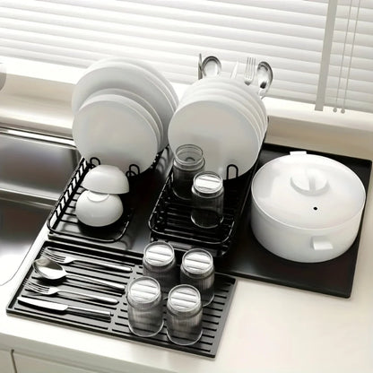 Coffee Bar Mat Silicone Drainage & Heat-Resistant