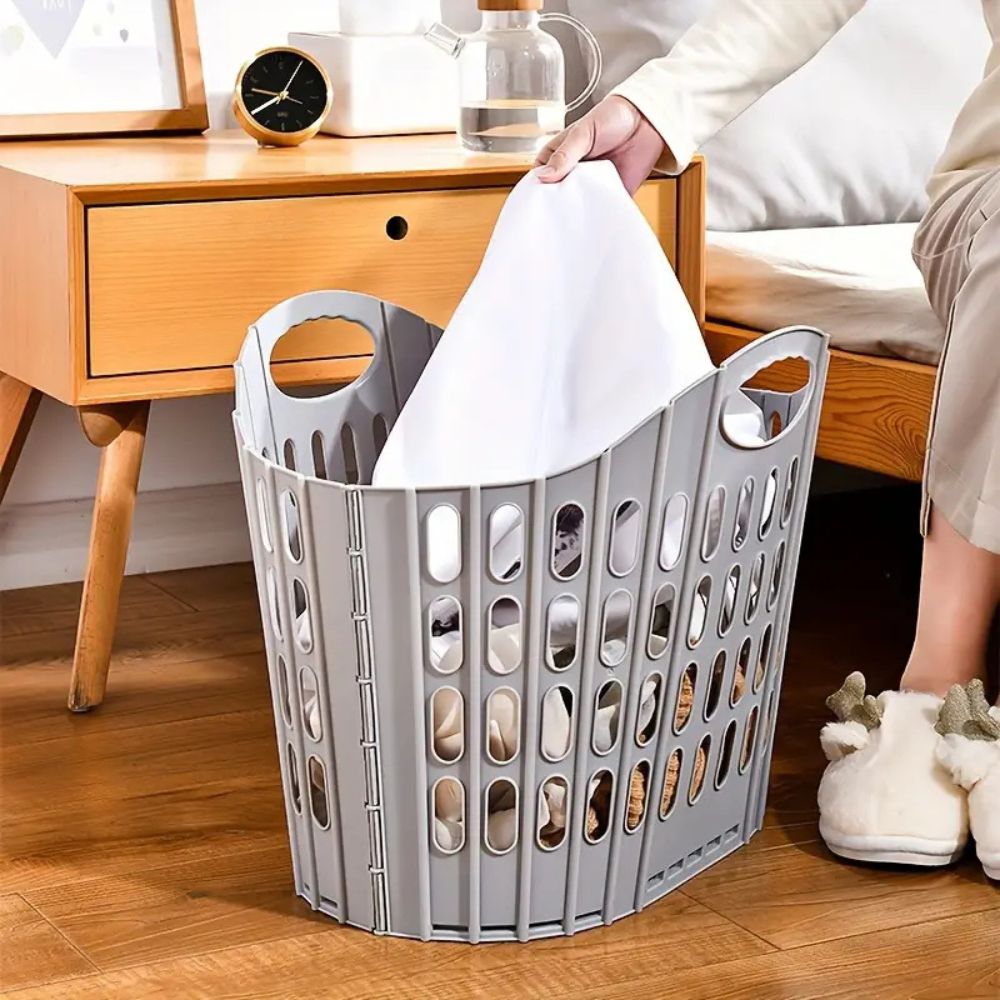 Collapsible Laundry Basket Pop-Up Polypropylene