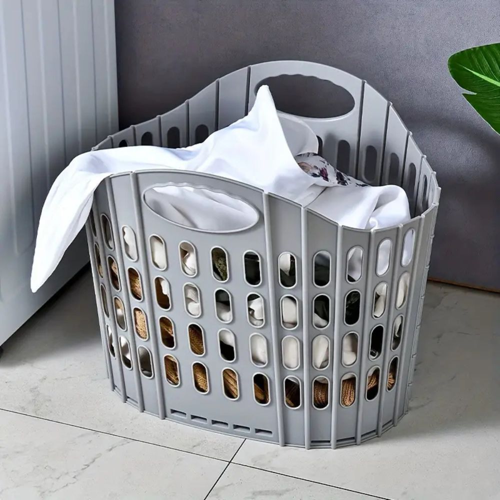 Collapsible Laundry Basket Pop-Up Polypropylene