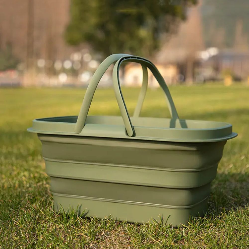 Collapsible Outdoor Basket Self-Standing Foldable