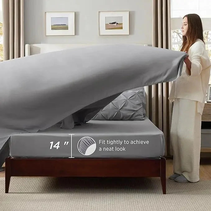 Comforter Set Pintuck Microfiber Lightweight All-Season