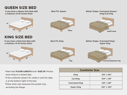 Comforter Set Pintuck Microfiber Lightweight All-Season