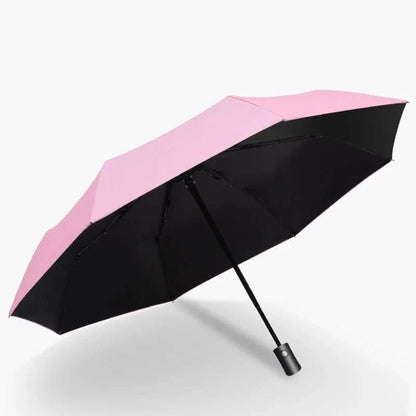 Compact Folding Umbrella Automatic Open-Close Fiberglass Frame UV-Protective