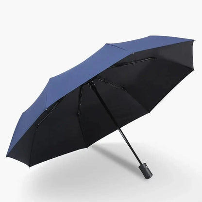 Compact Folding Umbrella Automatic Open-Close Fiberglass Frame UV-Protective