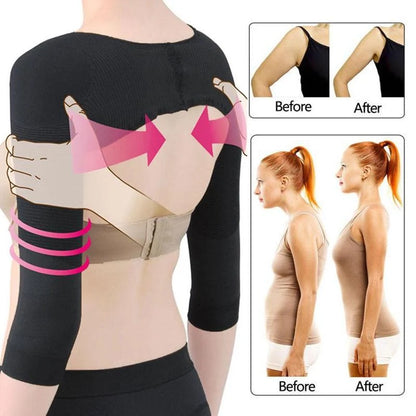 Compression Arm Sleeves Posture Support Seamless Fabric