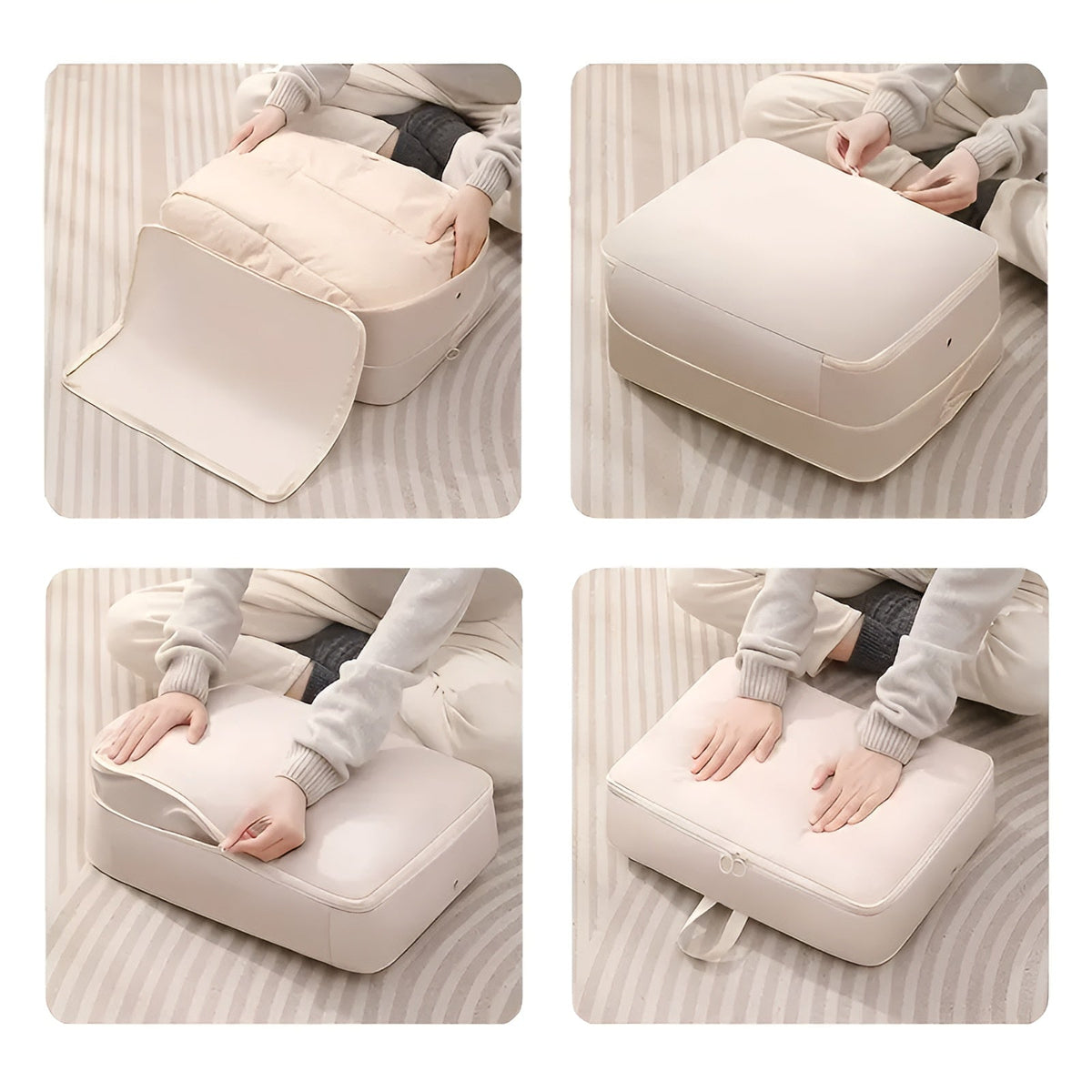 Compression Storage Bag Airtight & Transparent Space-Saving