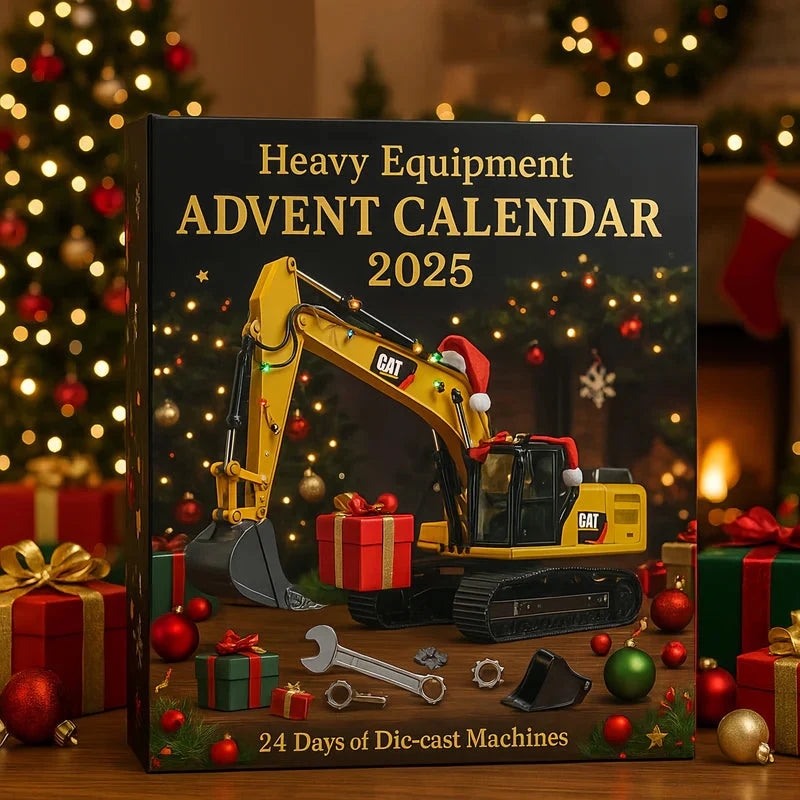 Construction Vehicle Advent Calendar 24 Die-Cast Metal Models