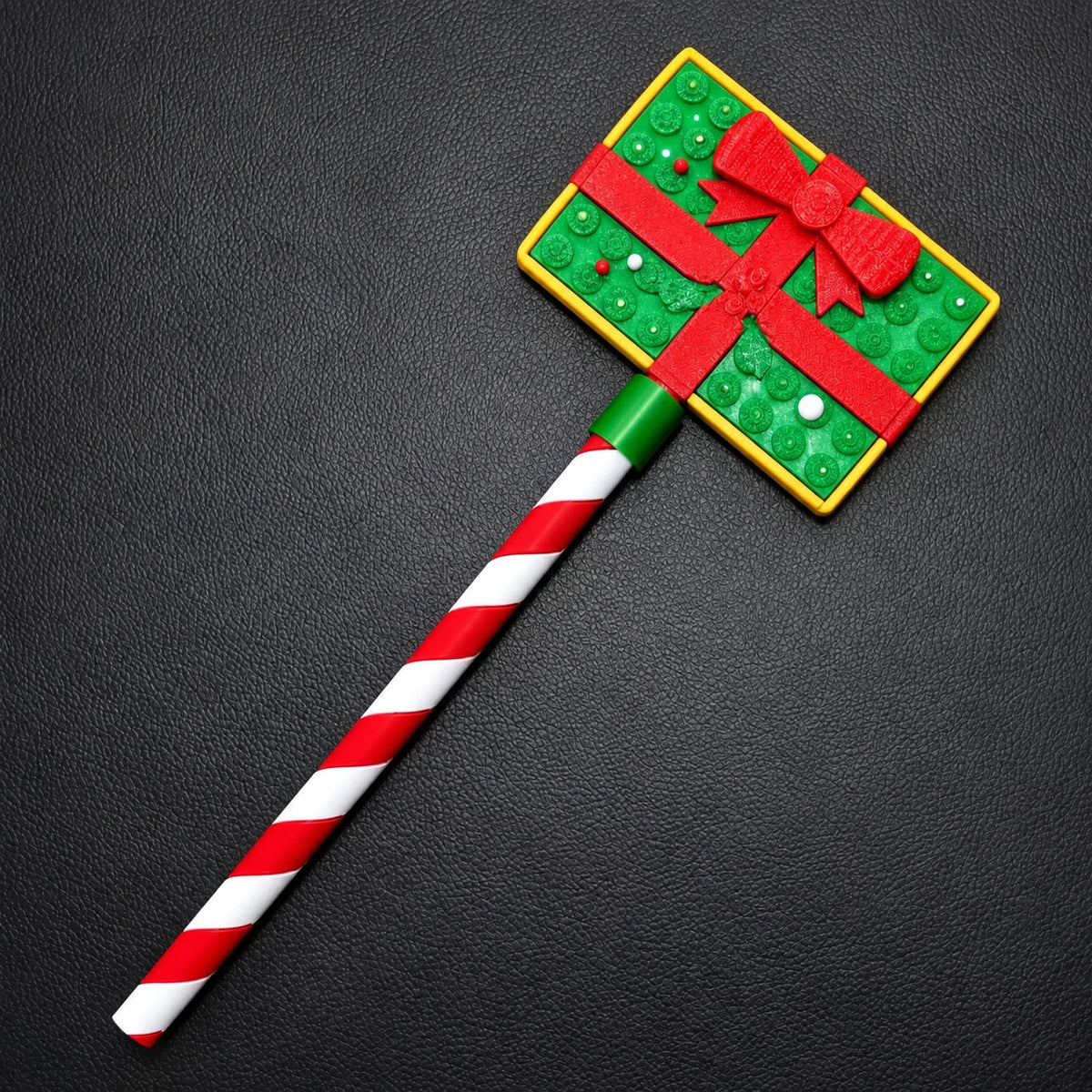 Contactless Card Holder Wand Christmas Designs Candy Cane Handle