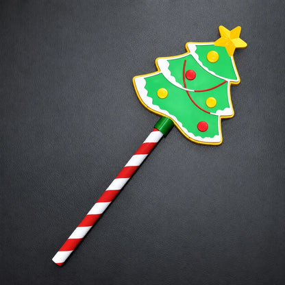 Contactless Card Holder Wand Christmas Designs Candy Cane Handle