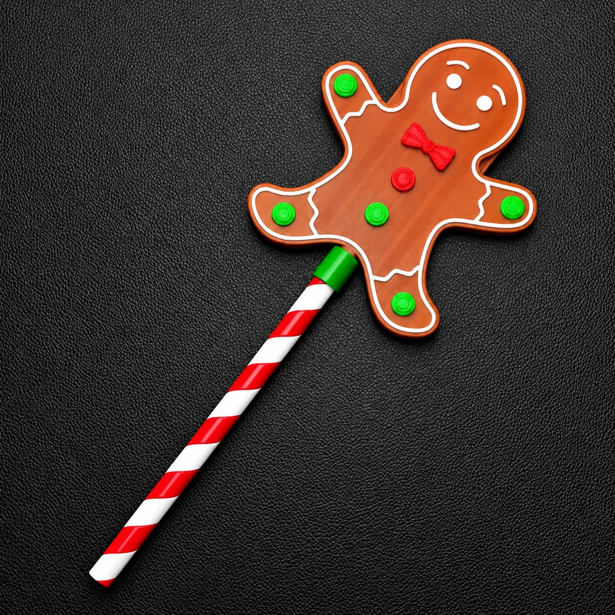 Contactless Card Holder Wand Christmas Designs Candy Cane Handle
