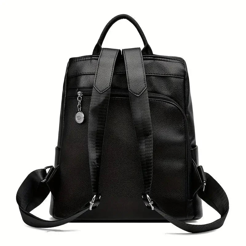 Convertible Backpack PU Leather Water-Resistant 3-Way Carry