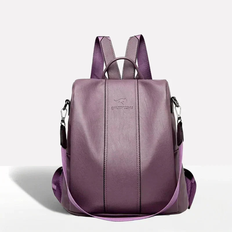 Convertible Backpack Water-Resistant 3-Way Carry Hidden Rear Zipper