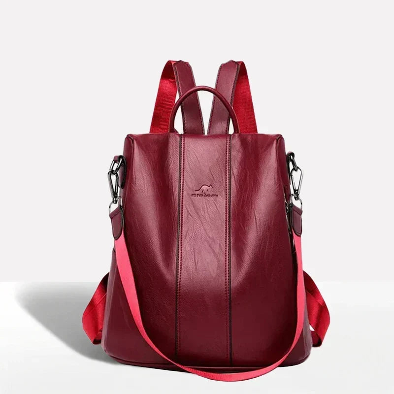 Convertible Backpack Water-Resistant 3-Way Carry Hidden Rear Zipper
