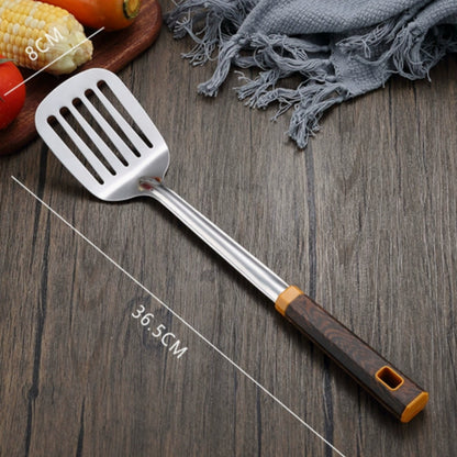 Cooking Utensil Set 304 Stainless Steel Wood-Grain Handles 6-Piece