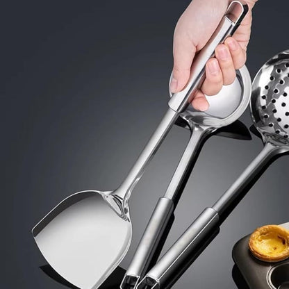 Cooking Utensil Set 5-Piece Stainless Steel Ergonomic Handles