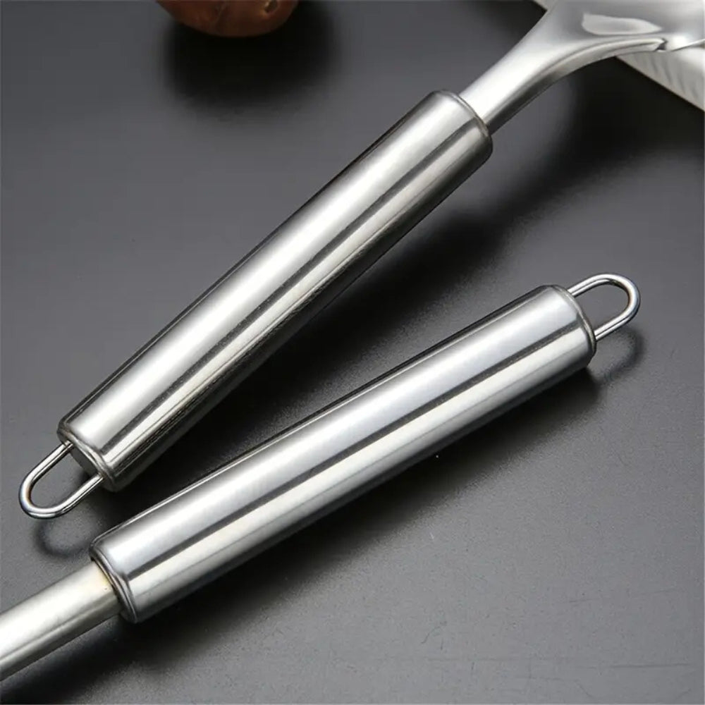 Cooking Utensil Set 5-Piece Stainless Steel Ergonomic Handles