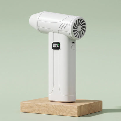 Cordless Air Duster 100,000 RPM Turbo Fan LED Battery Display