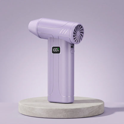 Cordless Air Duster 100,000 RPM Turbo Fan LED Battery Display