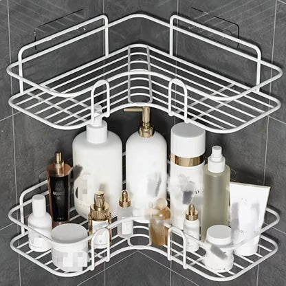 Corner Shower Caddy No-Drill Adhesive & Rust-Resistant