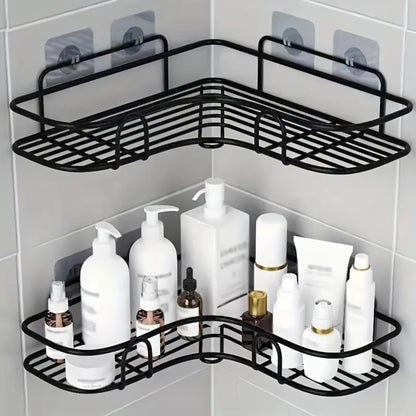 Corner Shower Caddy No-Drill Adhesive & Rust-Resistant