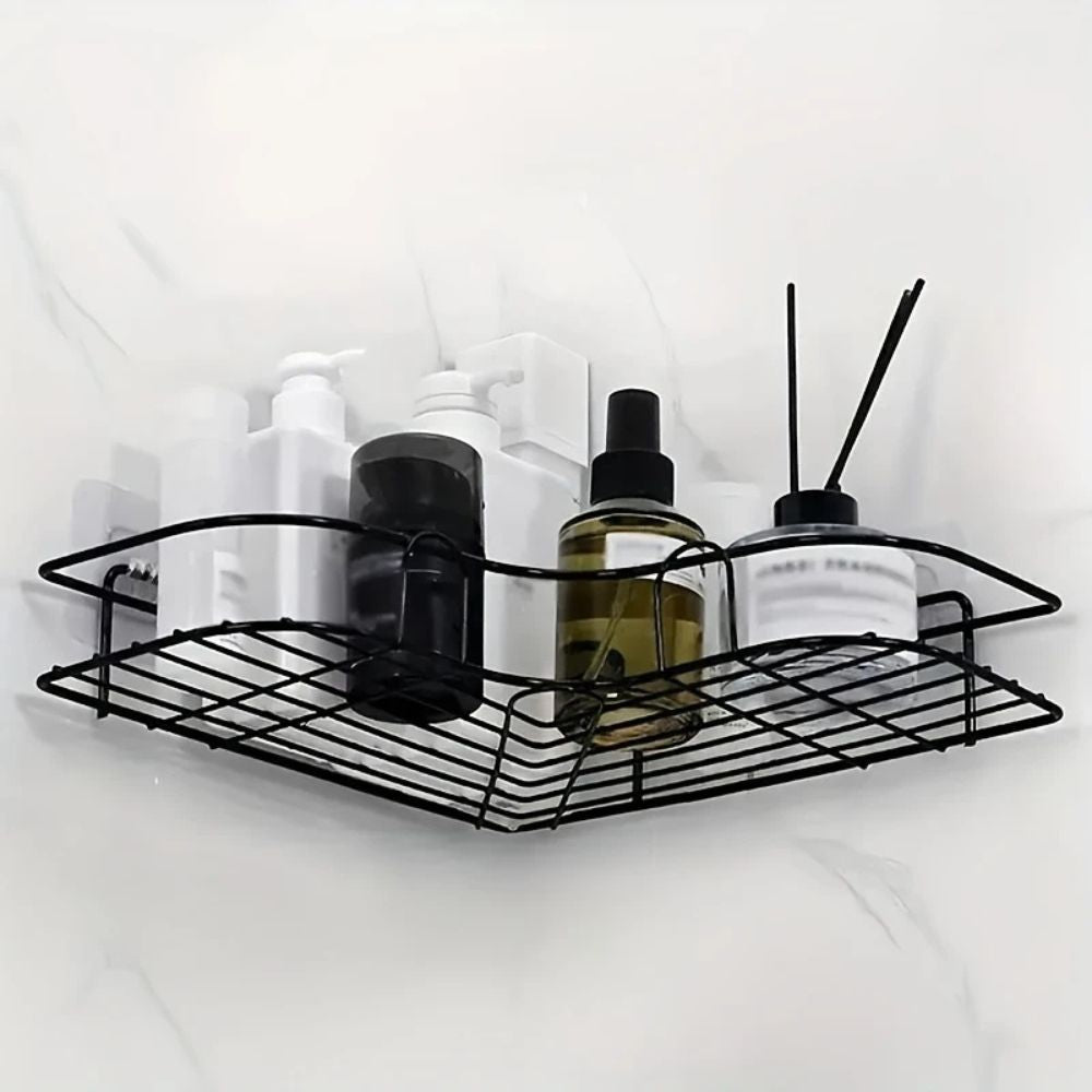 Corner Shower Caddy No-Drill Adhesive & Rust-Resistant