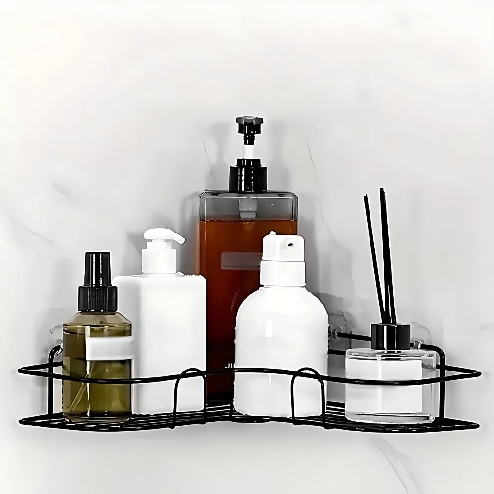 Corner Shower Caddy No-Drill Adhesive & Rust-Resistant