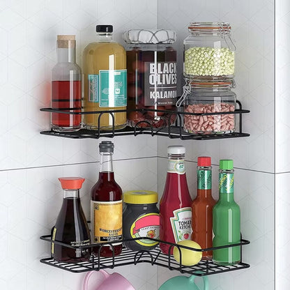 Corner Shower Caddy No-Drill Adhesive & Rust-Resistant