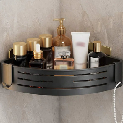 Corner Shower Caddy Space-Saving Rust-Resistant Aluminum Self-Adhesive