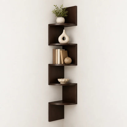 Corner Wall Shelf Multi-Tier Space-Saving Storage