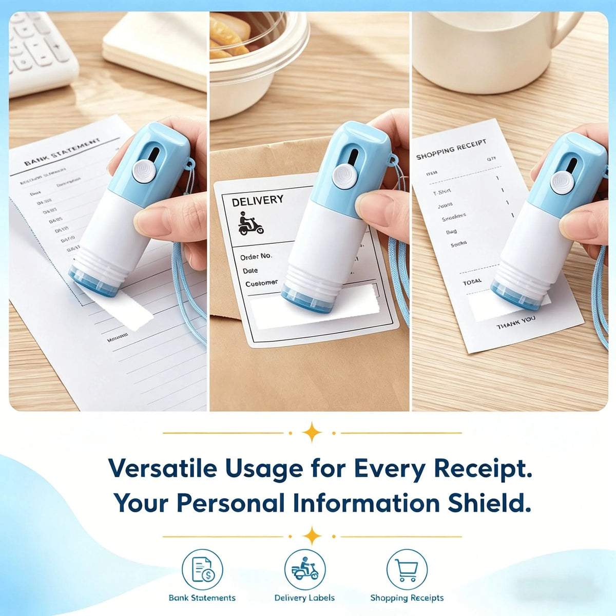 Correction Tape Dispenser Compact Quick-Drying Refill Included