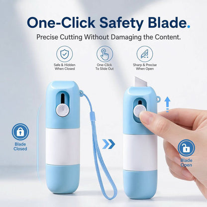 Correction Tape Dispenser Compact Quick-Drying Refill Included