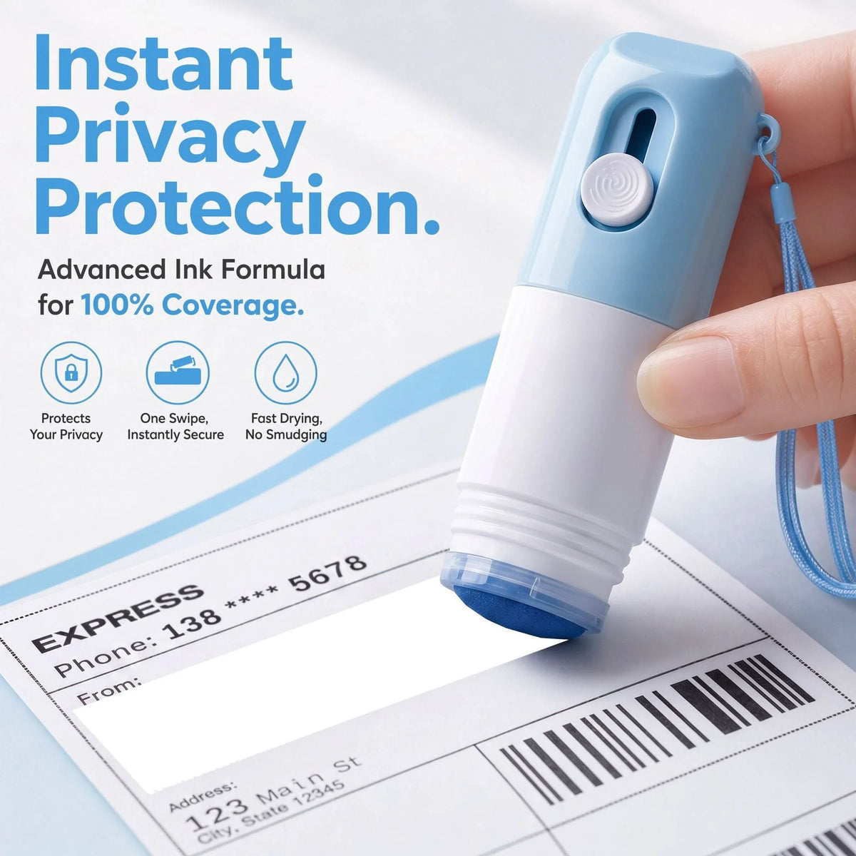 Correction Tape Dispenser Compact Quick-Drying Refill Included