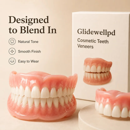 Cosmetic Denture Set Full Upper & Lower Flexible Suction Fit