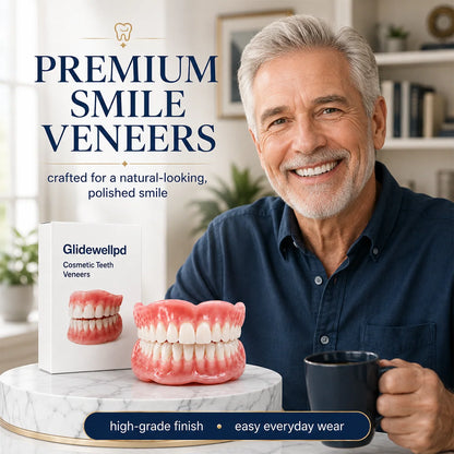 Cosmetic Teeth Set Full-Cover Upper & Lower Moldable Base