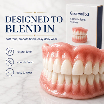 Cosmetic Teeth Set Full-Cover Upper & Lower Moldable Base