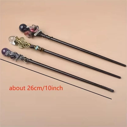 Costume Wand Crystal Top Fantasy Cosplay Prop