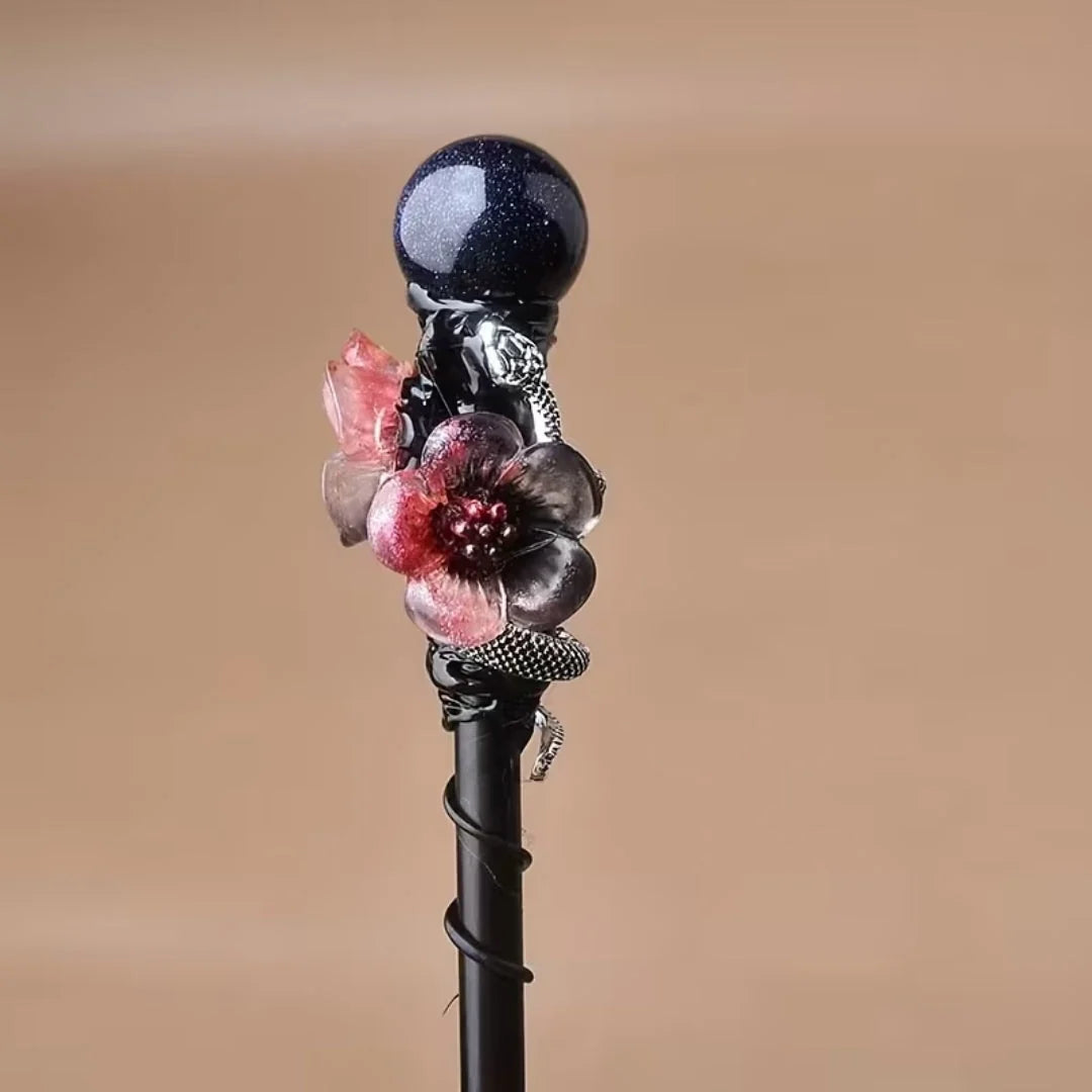 Costume Wand Crystal Top Fantasy Cosplay Prop
