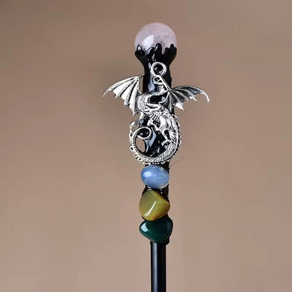 Costume Wand Crystal Top Fantasy Cosplay Prop