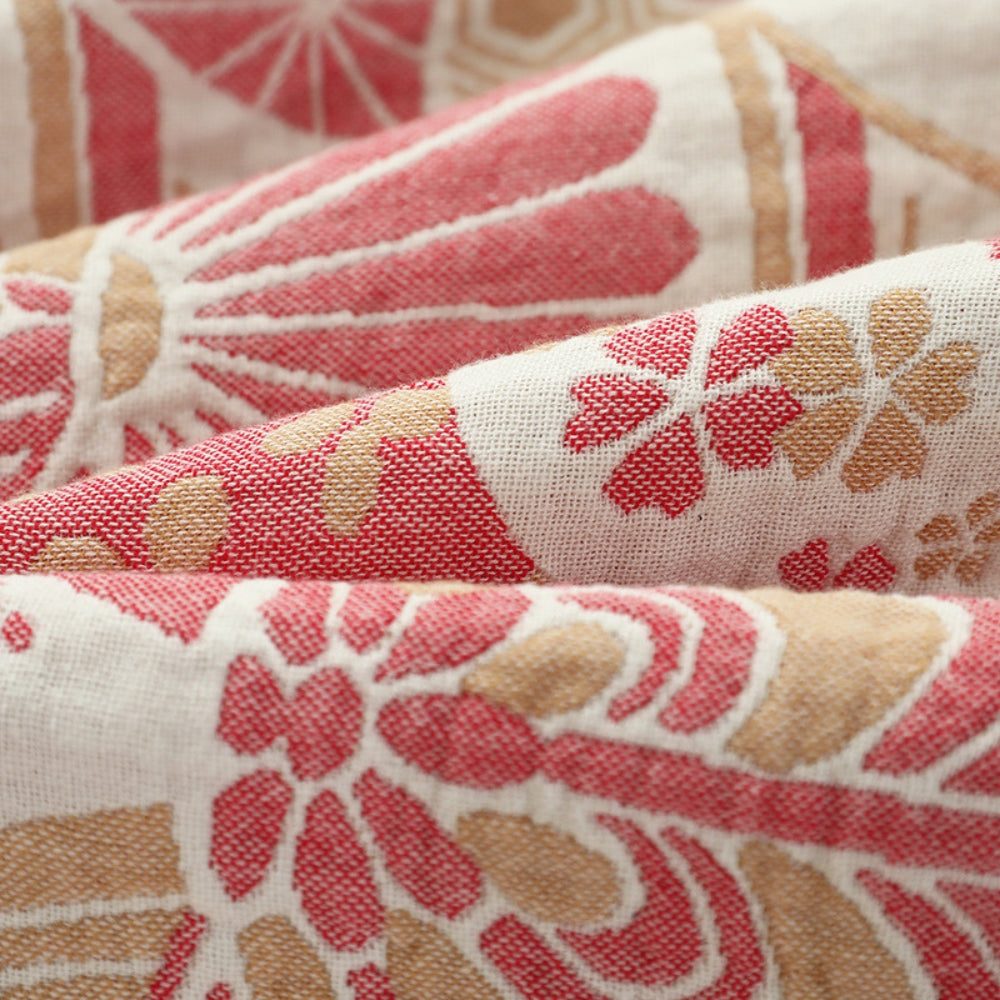 Cotton Blanket Four-Layer Gauze Breathable & Machine Washable