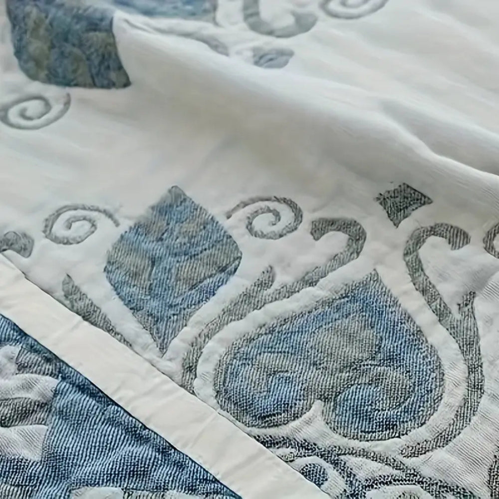 Cotton Blanket Multi-Layer Muslin Breathable & Machine Washable