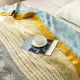 Cotton Blanket Reversible Lightweight Machine Washable