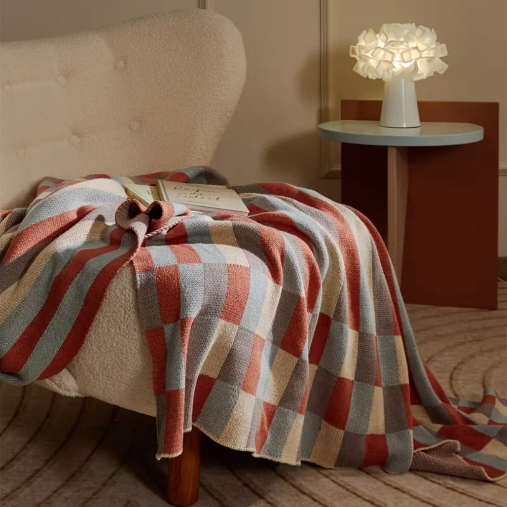 Cotton Blanket Soft Breathable Machine Washable
