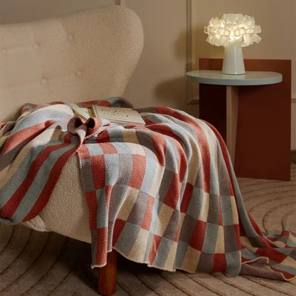 Cotton Blanket Soft Breathable Machine Washable