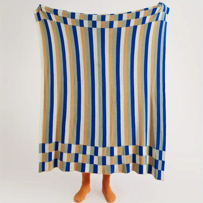 Cotton Blanket Soft Breathable Machine Washable