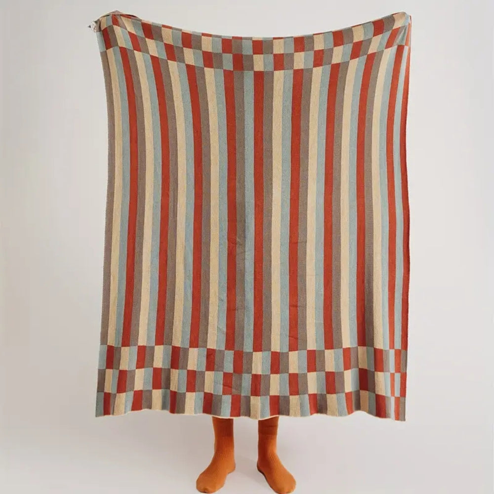 Cotton Blanket Soft Breathable Machine Washable