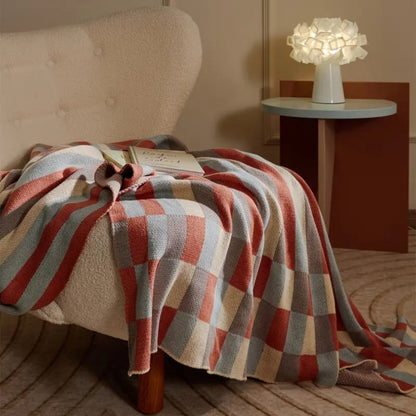 Cotton Blanket Soft Breathable Machine Washable