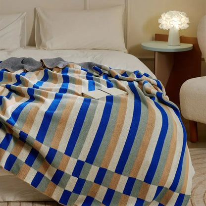 Cotton Blanket Soft Breathable Machine Washable