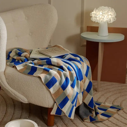 Cotton Blanket Soft Breathable Machine Washable