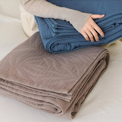 Cotton Throw Blanket Antibacterial Moisture-Wicking