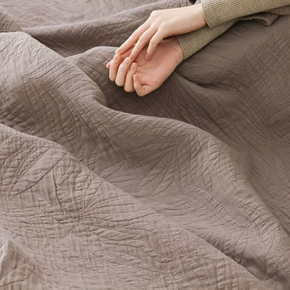 Cotton Throw Blanket Antibacterial Moisture-Wicking